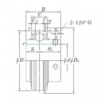 34,925 mm x 72 mm x 42,9 mm  KOYO ER207-22 радиальные шарикоподшипники