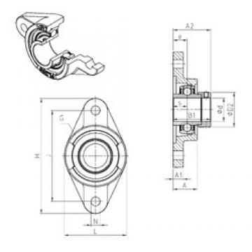 SNR EXFL203 подшипниковые узлы