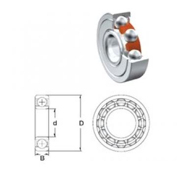 6 mm x 19 mm x 6 mm  ZEN 626-2Z.T9H.C3 радиальные шарикоподшипники