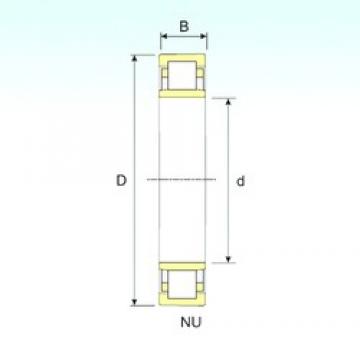 460 mm x 830 mm x 165 mm  ISB NU 1292 цилиндрические роликоподшипники