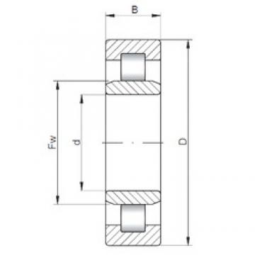 280 mm x 500 mm x 130 mm  ISO NU2256 цилиндрические роликоподшипники