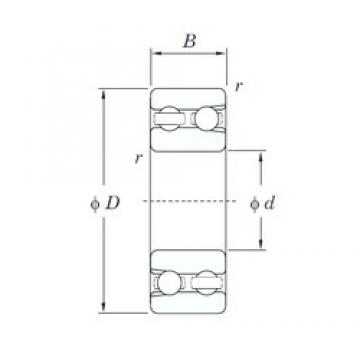 55 mm x 100 mm x 25 mm  KOYO 4211 радиальные шарикоподшипники