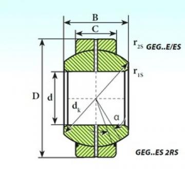 220 mm x 340 mm x 175 mm  ISB GEG 220 ES подшипники скольжения