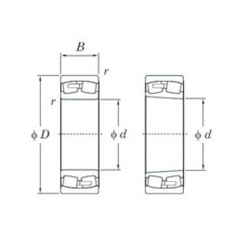 300 mm x 460 mm x 118 mm  KOYO 23060R сферические роликоподшипники