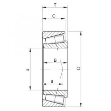 31,75 mm x 62 mm x 20,638 mm  ISO 15125/15245 конические роликовые подшипники