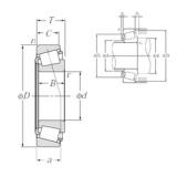 30 mm x 72 mm x 27 mm  NTN 4T-32306C конические роликовые подшипники