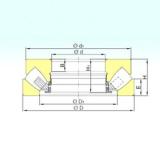 130 mm x 225 mm x 44 mm  ISB 29326 M упорные роликоподшипники