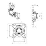 SNR EXF202 подшипниковые узлы