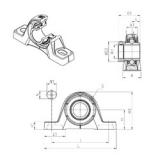 SNR EXPE208 подшипниковые узлы