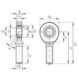 10 mm x 19 mm x 9 mm  INA GAR 10 UK подшипники скольжения