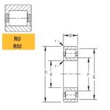 220 mm x 350 mm x 98,4 mm  Timken 220RU91 цилиндрические роликоподшипники