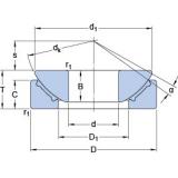 50 mm x 130 mm x 33 mm  SKF GX 50 F подшипники скольжения