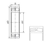 150 mm x 250 mm x 100 mm  NACHI 24130AX цилиндрические роликоподшипники