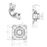 SNR EXFE215 подшипниковые узлы