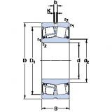 100 mm x 180 mm x 55 mm  SKF BS2-2220-2RS5/VT143 сферические роликоподшипники