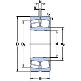 240 mm x 500 mm x 155 mm  SKF 22348 CCKJA/W33VA405 сферические роликоподшипники