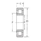 80 mm x 170 mm x 39 mm  FBJ NJ316 цилиндрические роликоподшипники