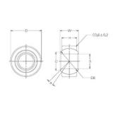 5 mm x 16 mm x 5 mm  NMB MBW5CR подшипники скольжения