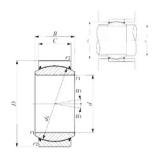 45 mm x 68 mm x 32 mm  IKO GE 45EC-2RS подшипники скольжения