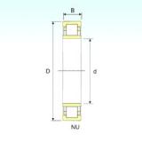 460 mm x 830 mm x 165 mm  ISB NU 1292 цилиндрические роликоподшипники