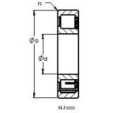 AST NJ2207 E цилиндрические роликоподшипники