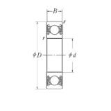 12 mm x 32 mm x 13 mm  NSK B12-57T1X радиальные шарикоподшипники