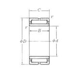 260 mm x 360 mm x 100 mm  NSK NA4952 игольчатые подшипники