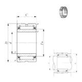 80 mm x 110 mm x 30 mm  IKO NA 4916 игольчатые подшипники