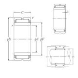 70 mm x 100 mm x 30 mm  NTN NA4914R игольчатые подшипники