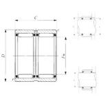 IKO RNAFW 172520 игольчатые подшипники