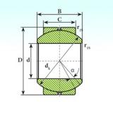 6 mm x 16 mm x 9 mm  ISB GE 6 SB подшипники скольжения