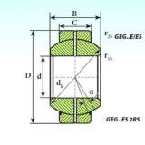 17 mm x 35 mm x 20 mm  ISB GEG 17 ES подшипники скольжения