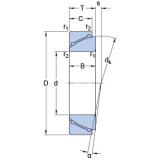 90 mm x 140 mm x 32 mm  SKF GAC 90 F подшипники скольжения