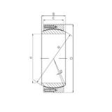 500 mm x 670 mm x 230 mm  ISO GE 500 QCR подшипники скольжения