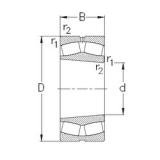 110 mm x 200 mm x 69,8 mm  NKE 23222-K-MB-W33 сферические роликоподшипники