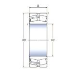 130 mm x 200 mm x 69 mm  NSK 24026SWRCg2E4 сферические роликоподшипники