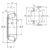 31.75 mm x 59,131 mm x 16,764 mm  NSK LM67048/LM67010 конические роликовые подшипники