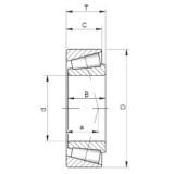 254 mm x 533,4 mm x 120,65 mm  ISO HH953749/10 конические роликовые подшипники